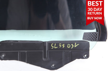 03-11 MERCEDES R230 SL55 AMG REAR LEFT DRIVER SIDE QUARTER WINDOW GLASS A74 OEM