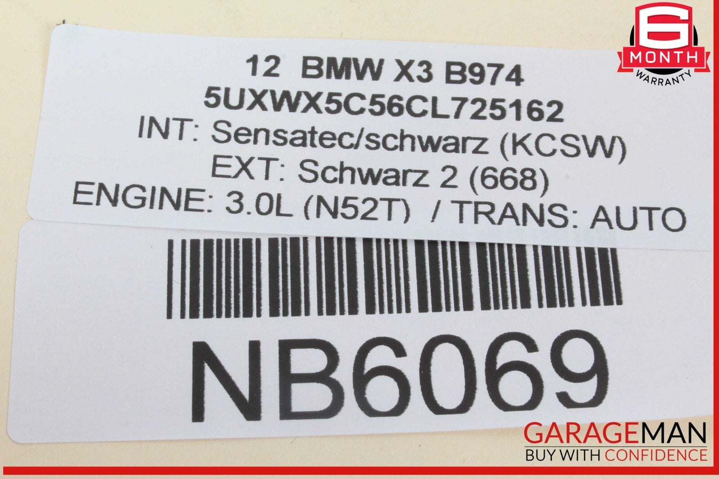 11-17 BMW X3 Headlight Head Light Control Module Unit 9273635 OEM