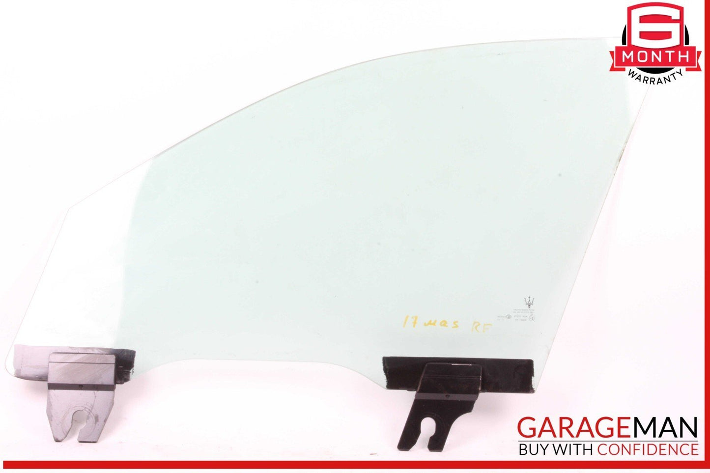 17-24 Maserati Levante M161 Front Right Passenger Side Door Window Glass OEM