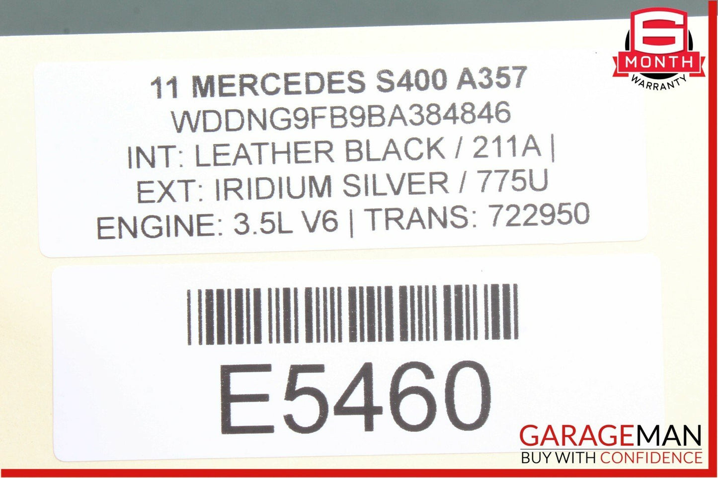 07-13 Mercedes W216 CL550 S400 Rear Trunk Lid Lock Unlock Release Handle OEM