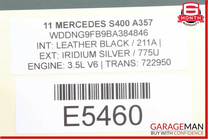 07-13 Mercedes W216 CL550 S400 Rear Trunk Lid Lock Unlock Release Handle OEM