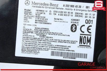 15-20 Mercedes W205 C300 Telematics Communication Bluetooth Control Module OEM