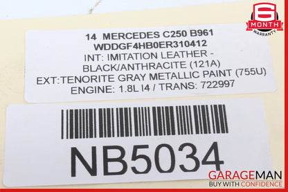 08-17 Mercedes W204 C250 E400 Front Left Side Lower Control Arm RWD OEM