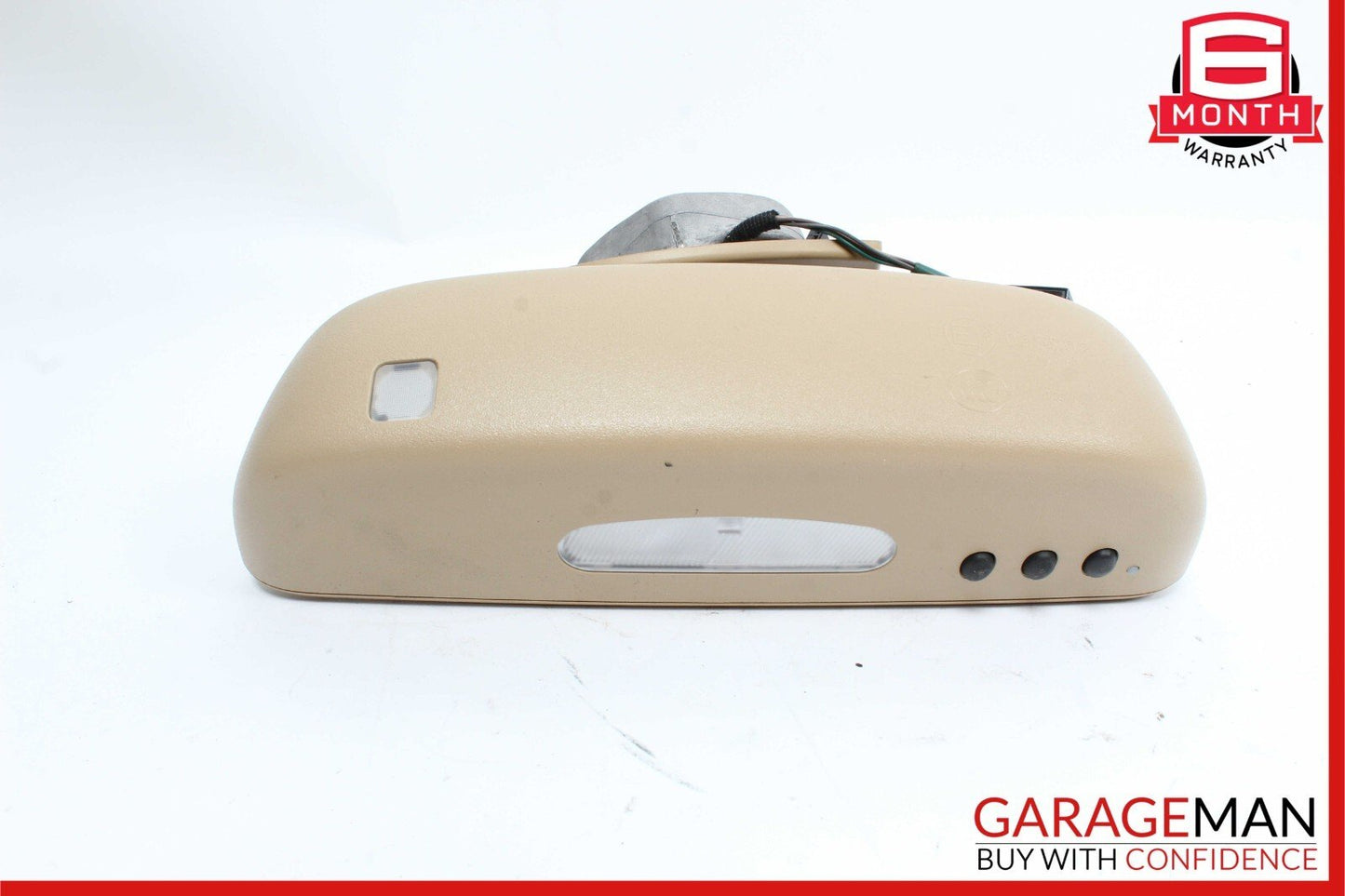 07-13 Mercedes W221 S550 S63 AMG Interior Top Upper Rear View Mirror Brown OEM
