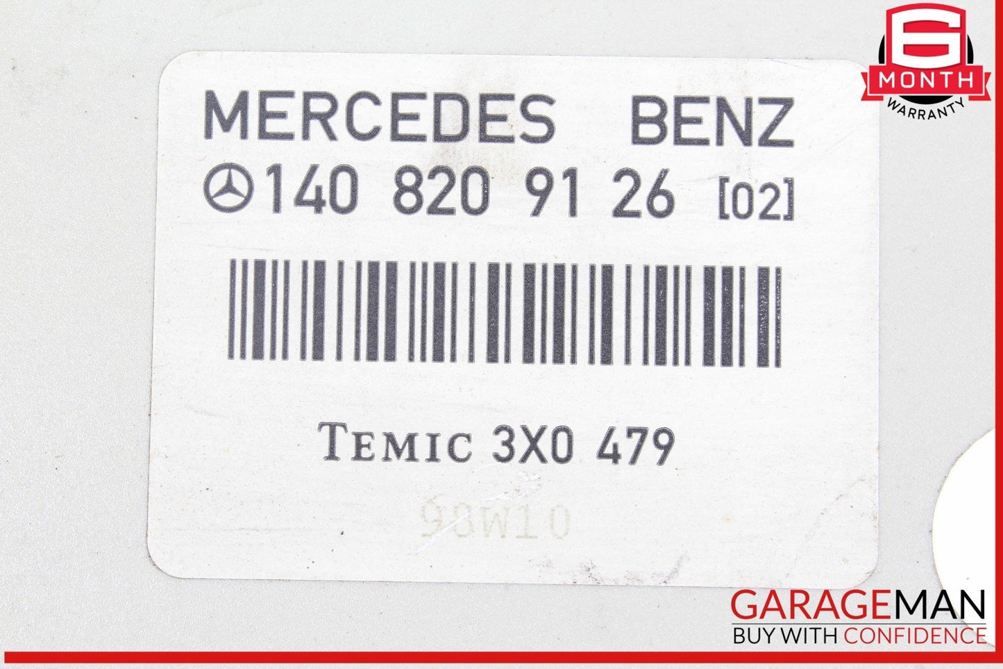 94-02 Mercedes R129 SL500 SL320 CL500 Anti Theft Key Alarm Control Module OEM