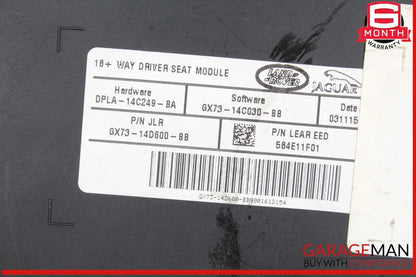 16-20 Jaguar XF Front Left Driver Side Power Seat Memory Control Module Unit OEM