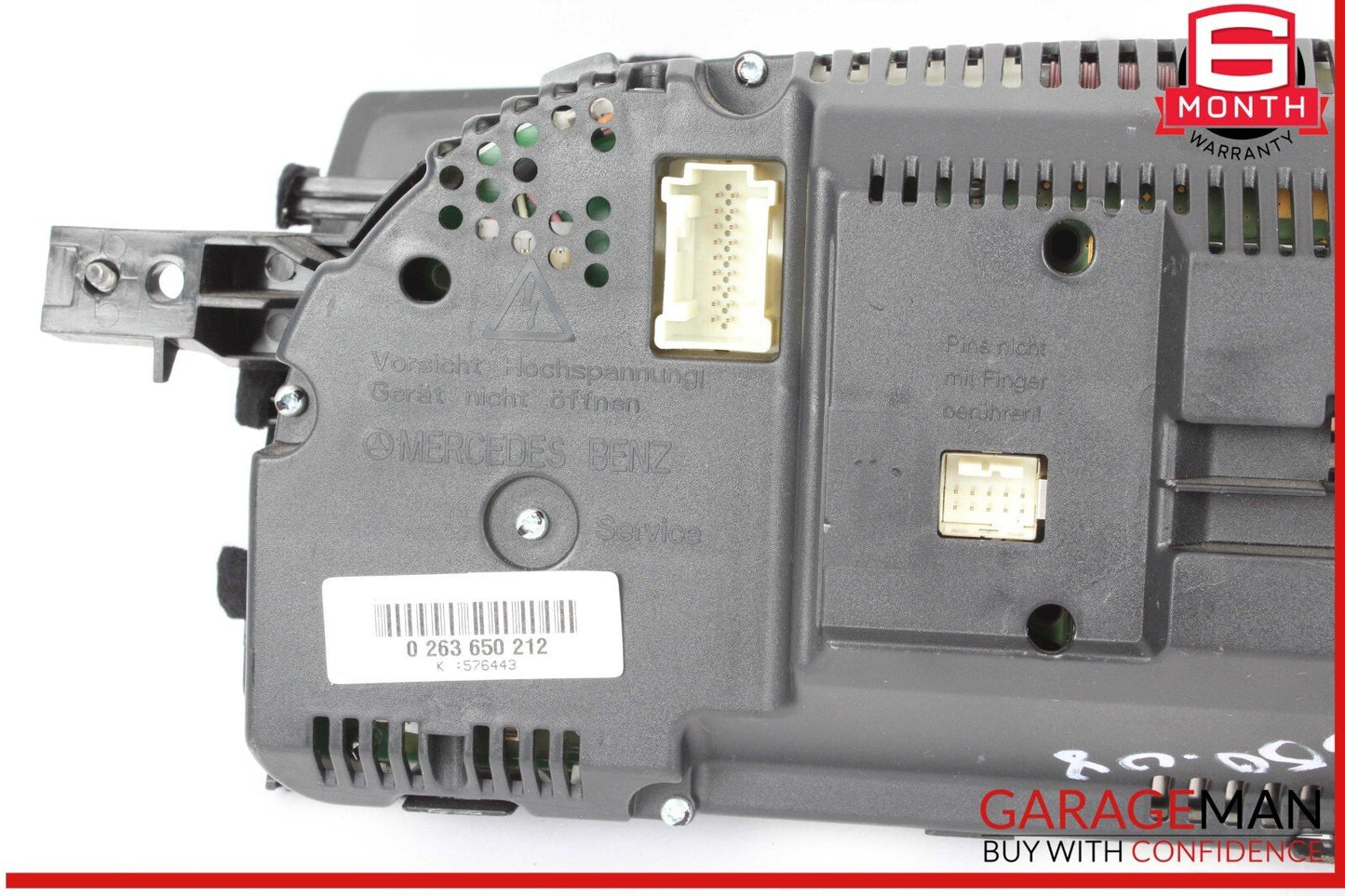 07-09 Mercedes W221 S550 CL500 Instrument Cluster Speedometer 0263650212 OEM