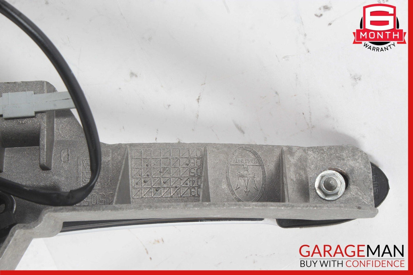 03-13 Maserati Quattroporte Front Right Exterior Door Handle w/ Lock Latch OEM