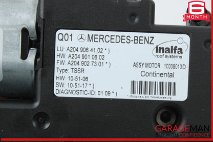 08-15 Mercedes X204 GLK350 Panoramic Sunroof Sun Roof Motor Unit 2049005310 OEM