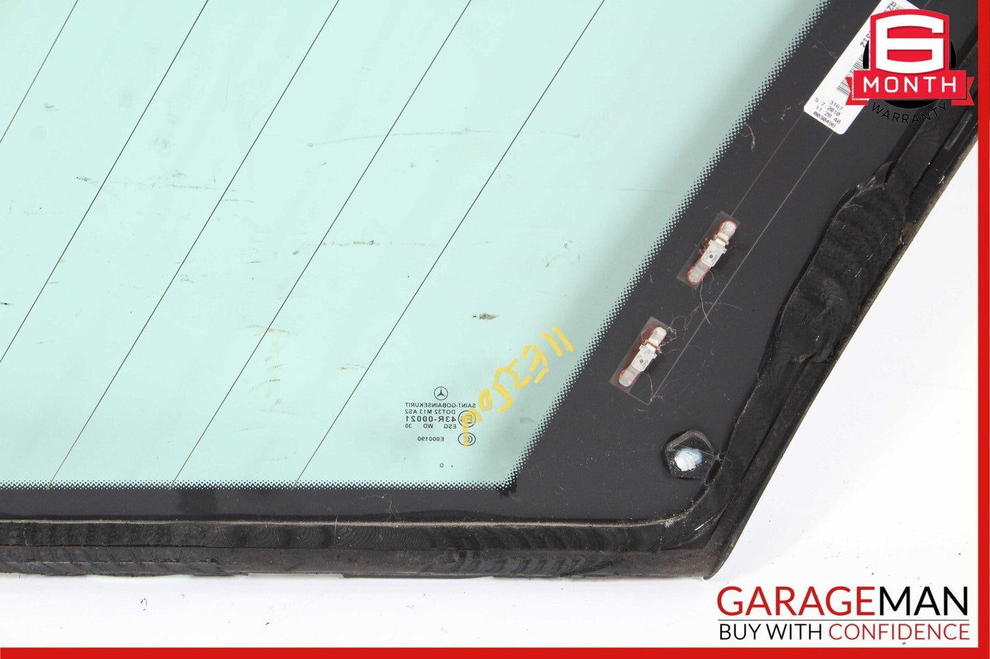 11-17 Mercedes W212 E350 Wagon Rear Left Driver Side Quarter Door Window Glass