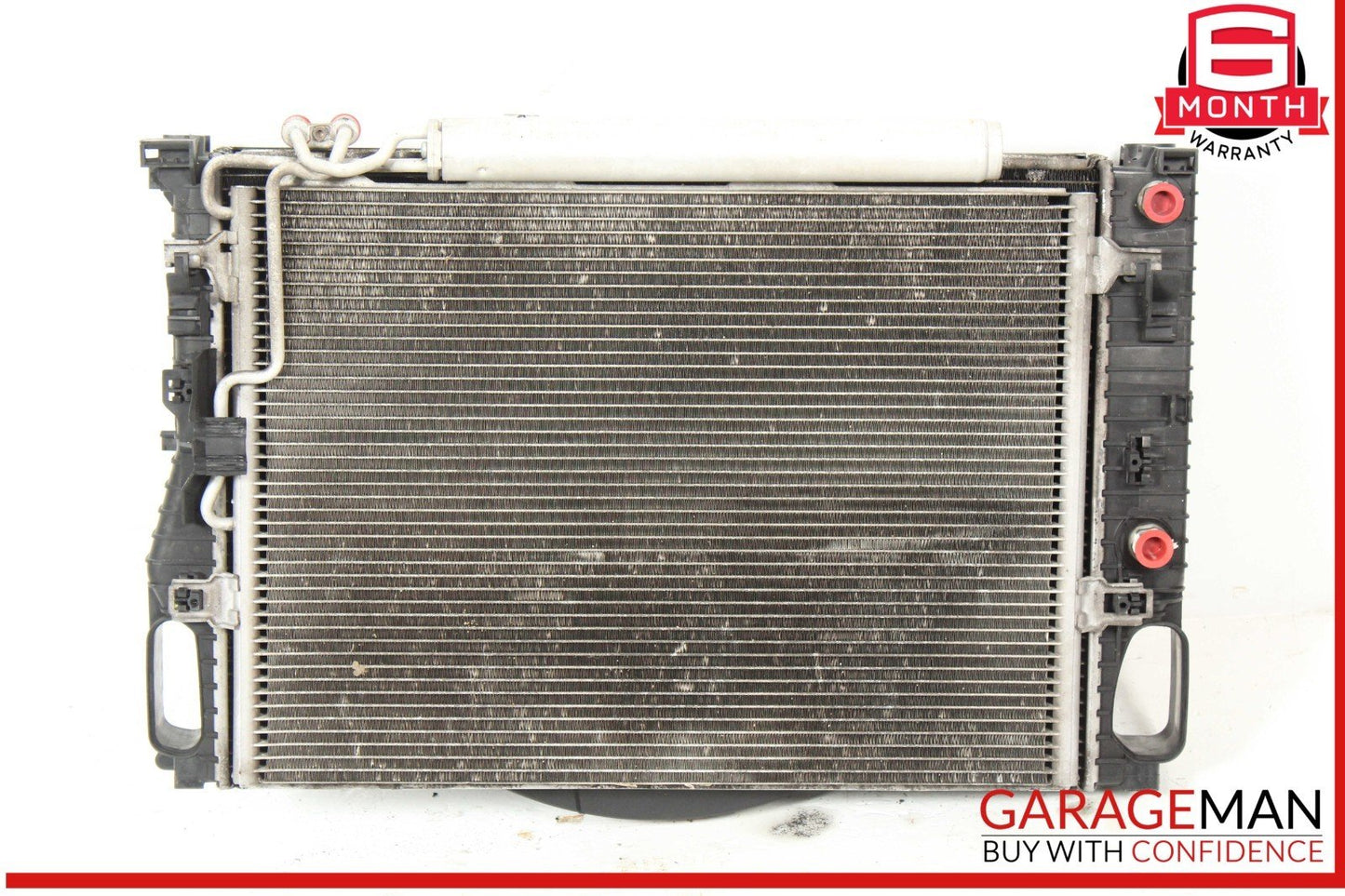06-09 Mercedes W211 E350 Engine Cooling Radiator A/C AC Condenser Assembly OEM
