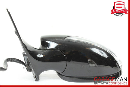 07-09 Mercedes W221 S550 Front Left Side Mirror Rear View Door Obsidian Black