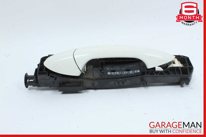 12-14 Mercedes W204 C300 Rear Driver Side Left Exterior Door Handle White OEM