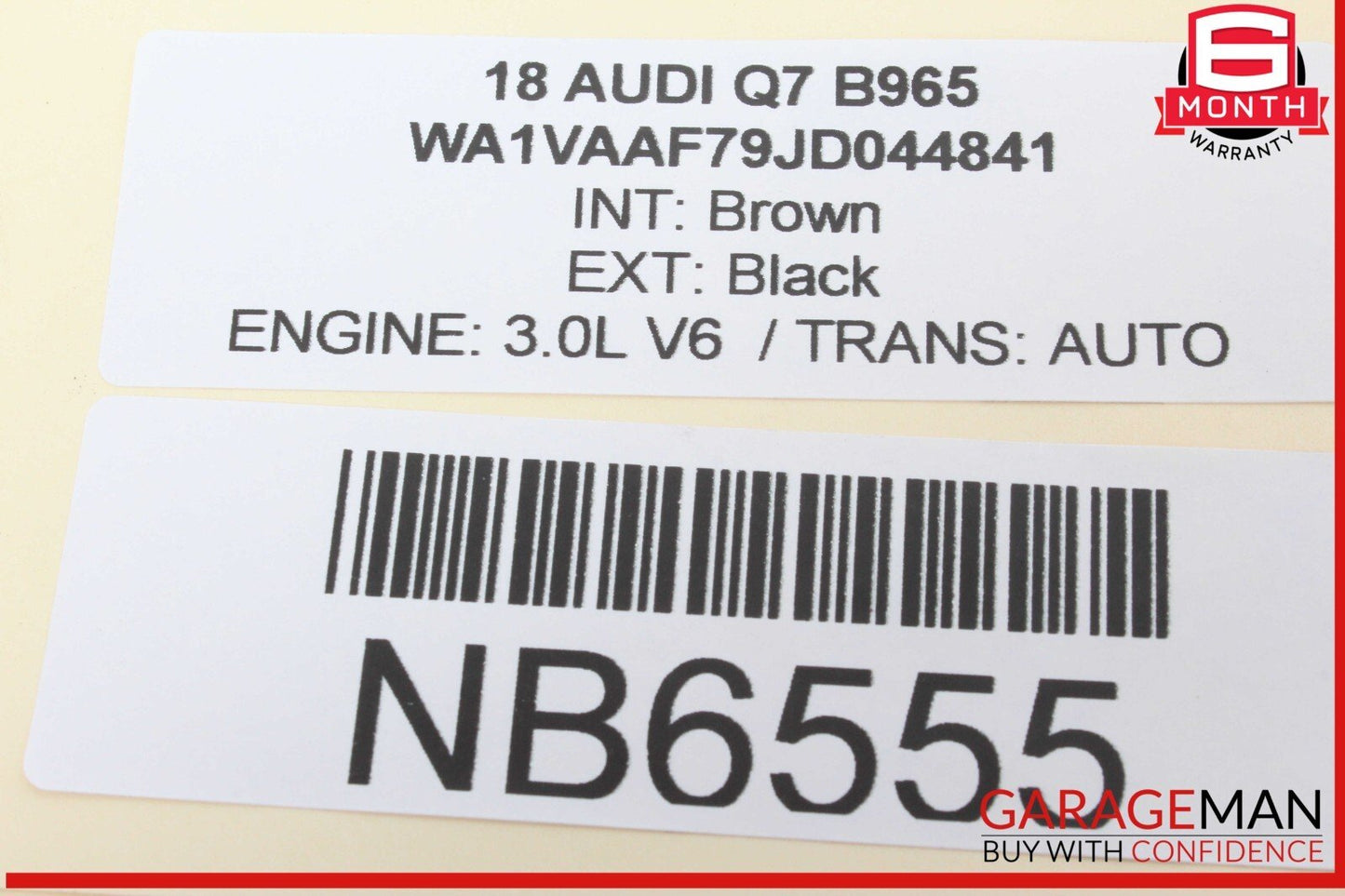 17-24 Audi Q7 Rear Left / Rear Right Forward Lateral Control Arm 4M0505425F OEM