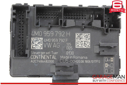 17-24 Audi Q7 Front Right Passenger Side Door Control Module Unit 4M0959792H OEM
