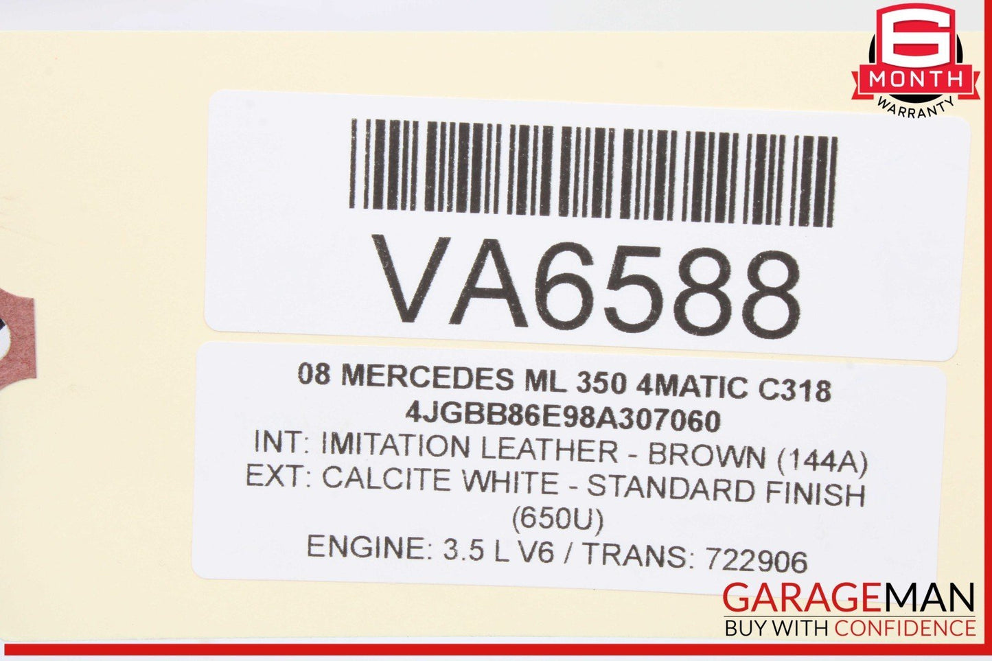 05-14 Mercedes W164 ML350 4MATIC Engine PCV Crankcase Vent Valve Oil Separator