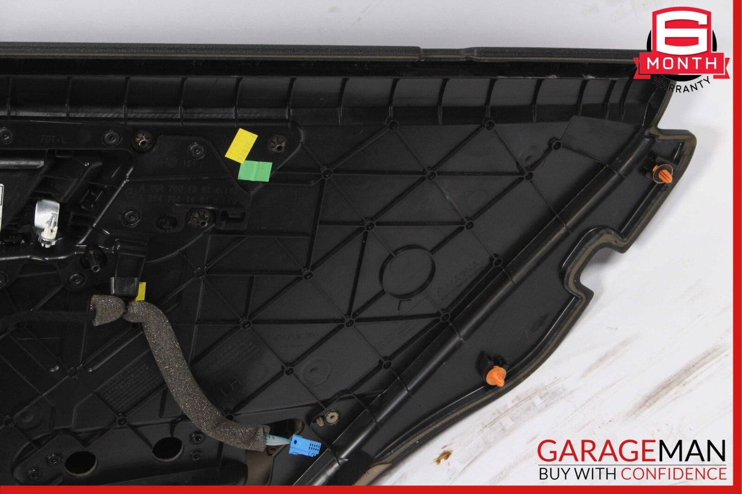10-15 Mercedes X204 GLK350 Rear Left Interior Door Trim Panel Cover Brown