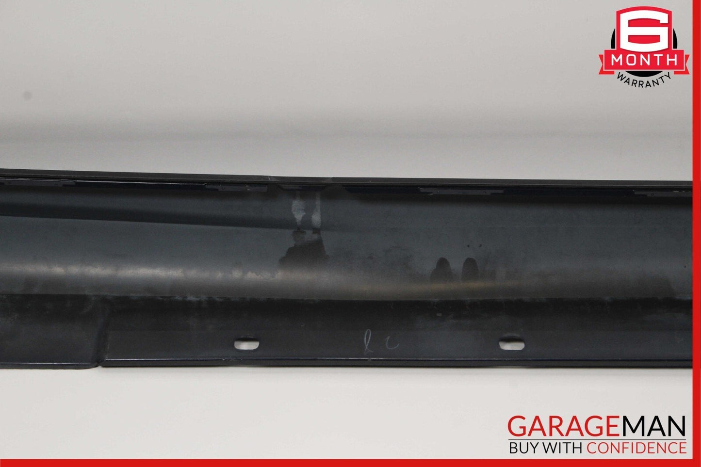 08-14 Mercedes W204 C250 AMG Sport Left Side Skirt Panel Rocker Moulding Blue