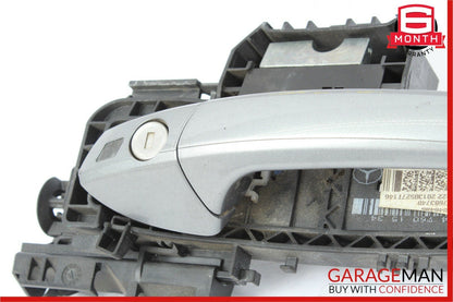 10-13 Mercedes W212 E350 Front Left Side Exterior Door Handle Assembly Silver
