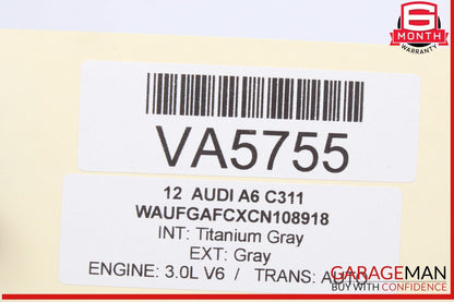12-18 Audi A6 A7 Ignition Switch Control Lock Relay Module w/ Key 4H0909131 OEM
