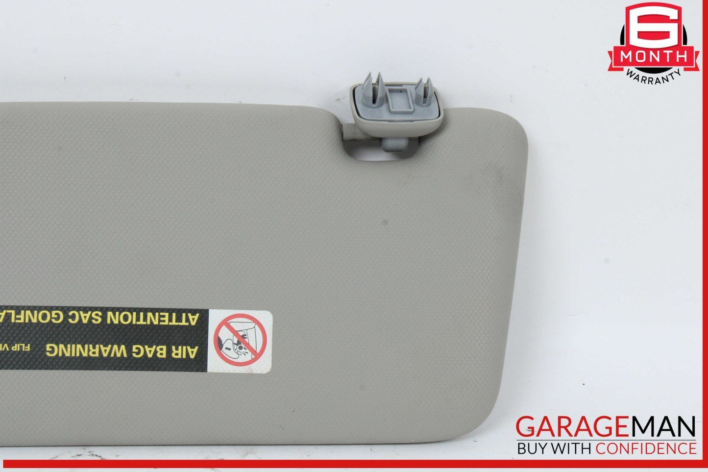 09-18 Audi Q5 Q3 Front Right Side Sun Visor Sunvisor Gray 8K0857552 OEM