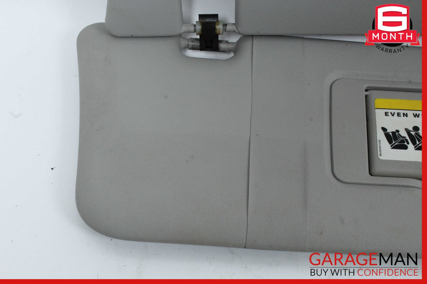 06-12 Mercedes X164 GL450 ML350 Front Right Side Sun Visor Sunvisor Shade Gray