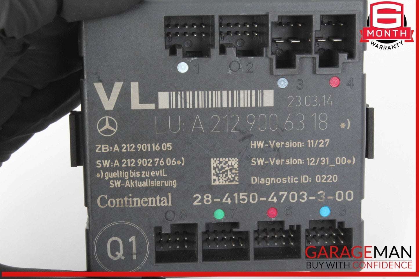 08-18 Mercedes W204 C250 CGI C300 Front Left Side Door Control Module Unit OEM