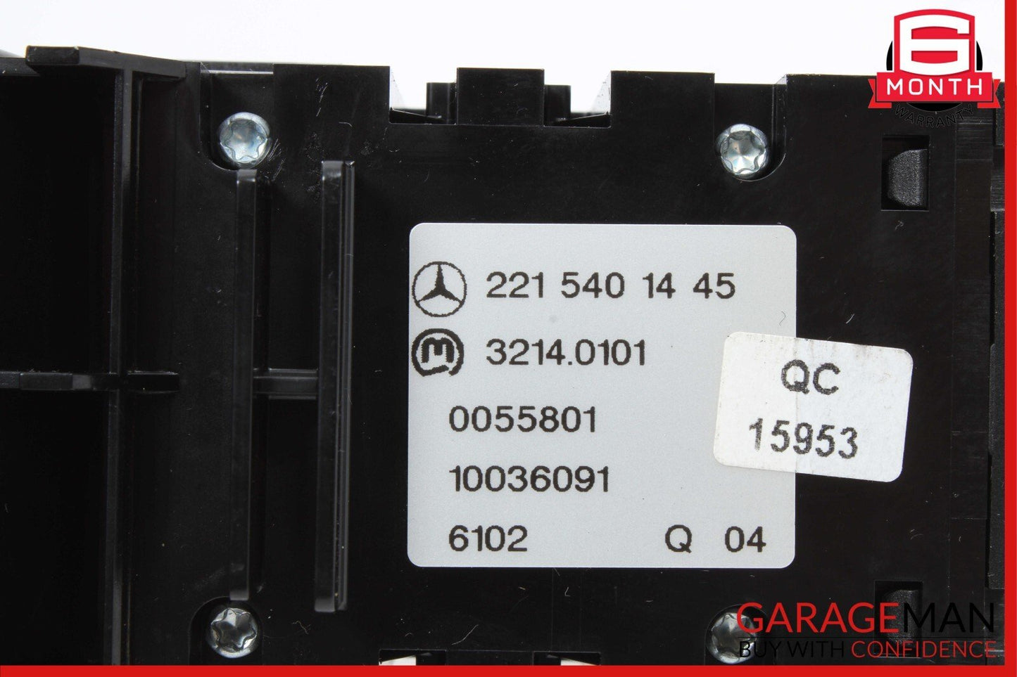 07-14 Mercedes W221 S550 CL550 S400 Electronic Parking Button Switch OEM