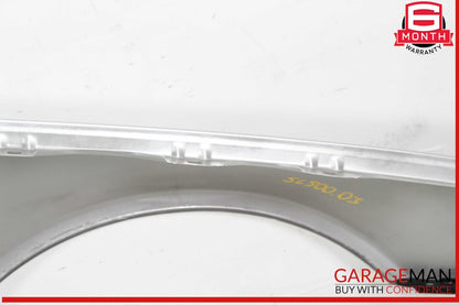 03-08 Mercedes R230 SL500 SL600 Front Left Driver Side Fender Panel Silver OEM