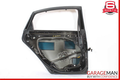 15-16 Hyundai Genesis Rear Left Driver Side Door Shell Panel Black OEM