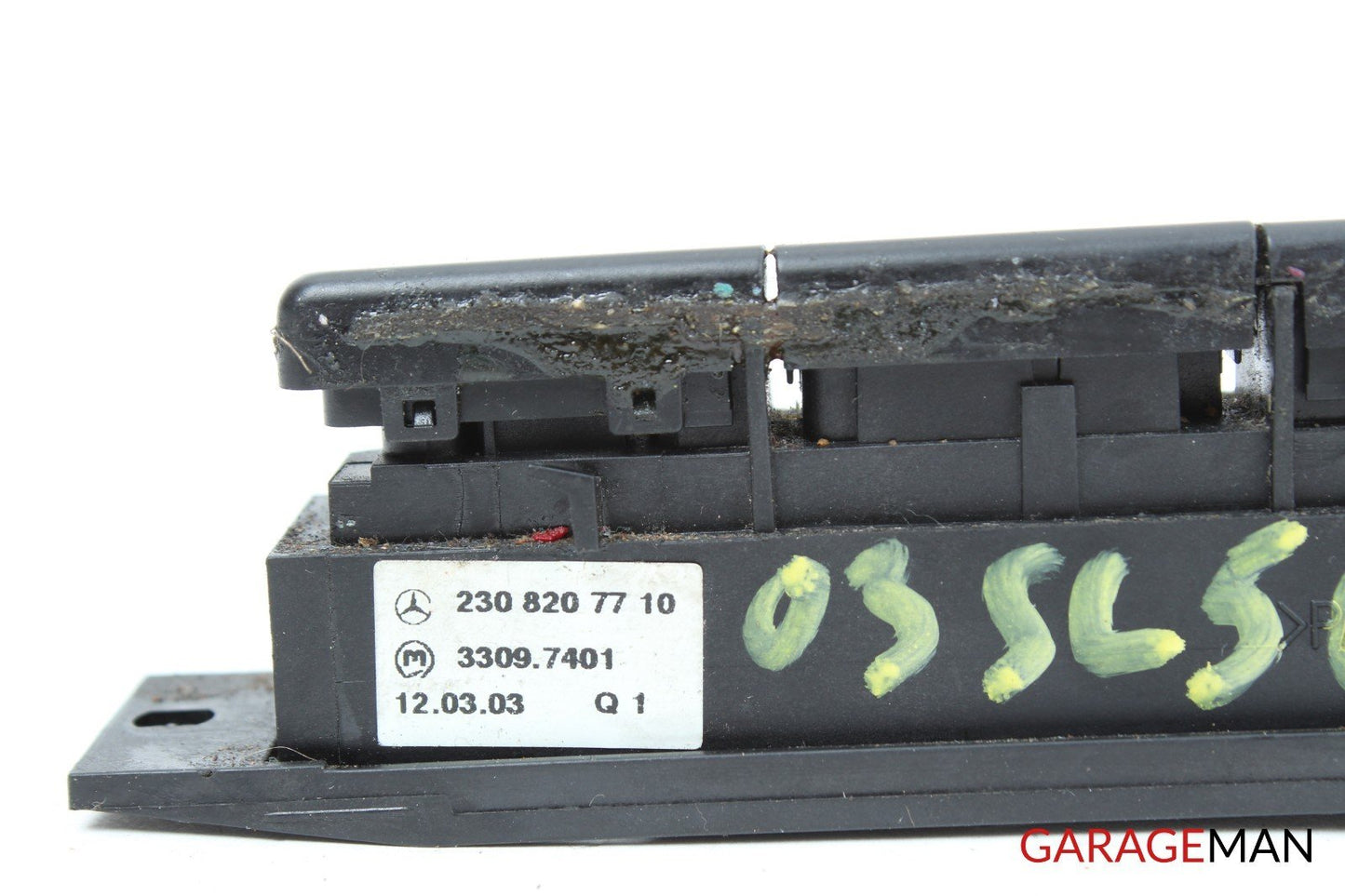 03-08 Mercedes R230 SL500 Right Side ESP Off Console Blank Filler Switch A115