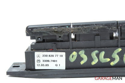 03-08 Mercedes R230 SL500 Right Side ESP Off Console Blank Filler Switch A115