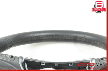 16-18 Mercedes W213 E250 E400 AMG Sport 3 Spoke Steering Wheel Assembly Black