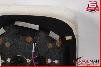 08-13 Mercedes W221 S63 AMG Front Right / Left Side Top Upper Seat Cushion White