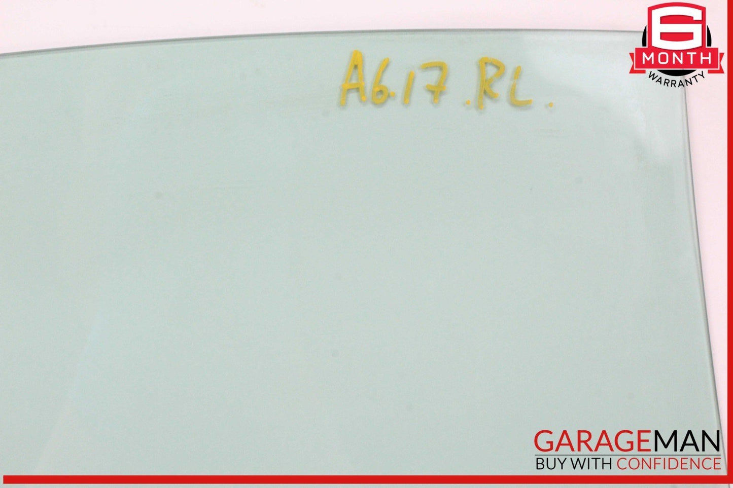12-18 Audi A6 S6 Rear Left Driver Side Door Window Glass OEM