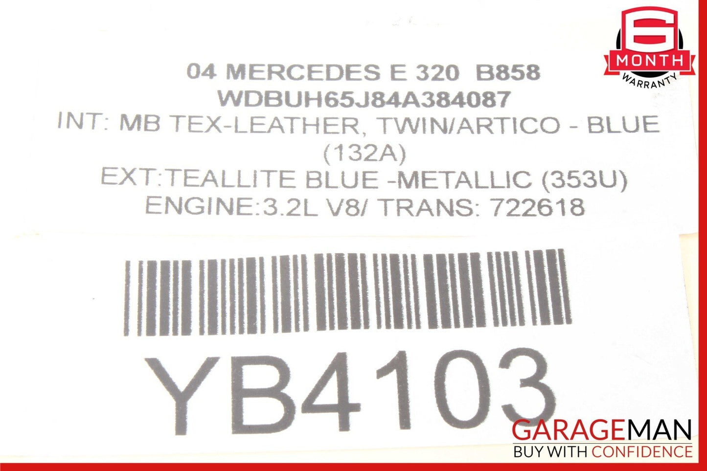 03-11 Mercedes W211 E320 CLS550 SL500 Rear Left Side Upper Lateral Control Arm