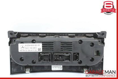 12-14 Mercedes W204 C250 AC A/C Climate Temperature Heater Switch Control Panel