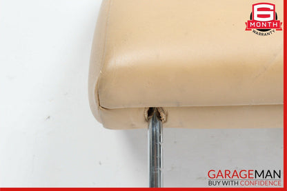 79-91 Mercedes W126 420SEL Front Left / Right Side Seat Headrest Head Rest Brown