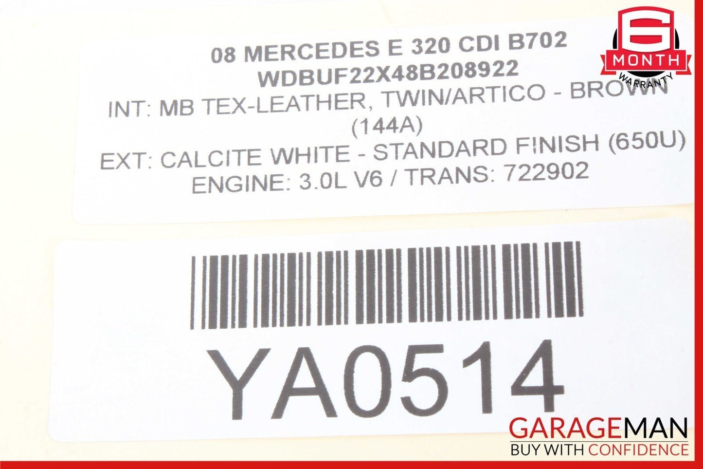 03-11 Mercedes W219 CLS550 CLS55 CLS63 AMG BCM Body Control Module Unit
