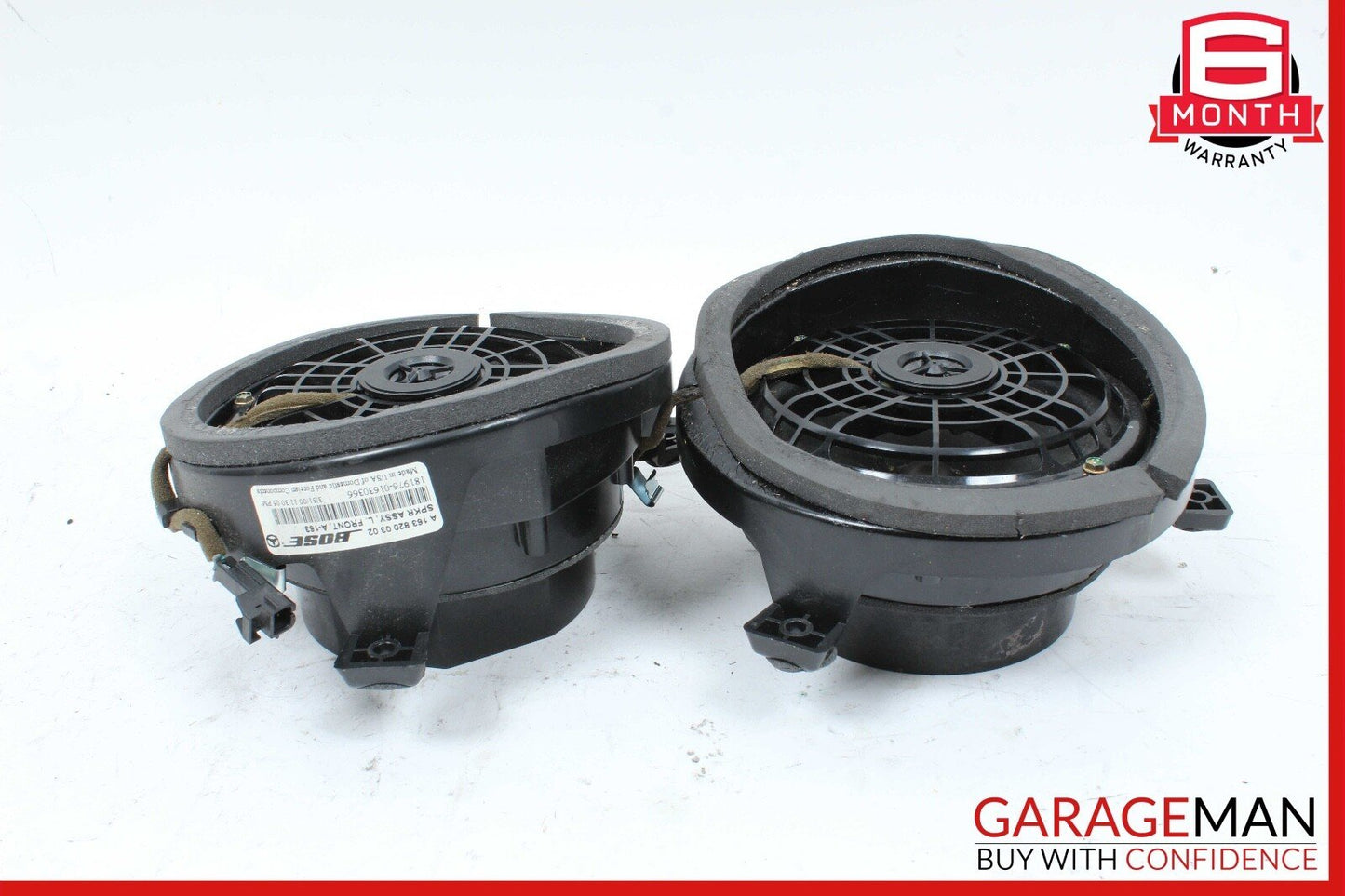 00-05 Mercedes W163 ML430 ML320 Front Door Speakers Sound Set OEM