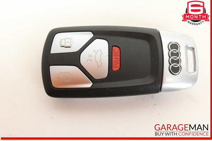 11-18 Audi A8 Engine Ignition Start Stop Switch Button w/ Key Fob 4H1905217A OEM