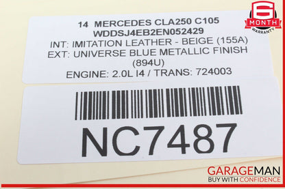 14-19 Mercedes W117 CLA250 Front Left Driver Side Seat Lumbar Control Switch