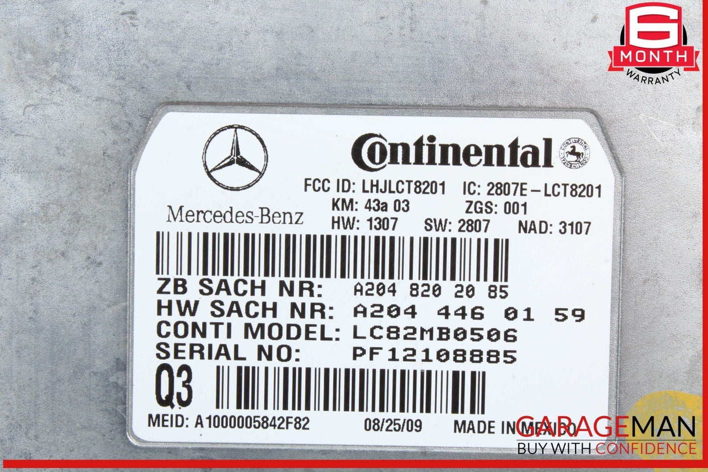 05-14 Mercedes X164 GL450 S550 E320 Voice Communication Controller Module OEM