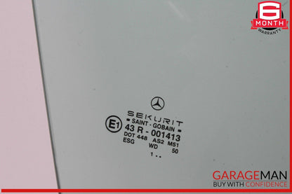 03-12 Mercedes R230 SL500 SL550 Front Right Passenger Side Door Window Glass OEM