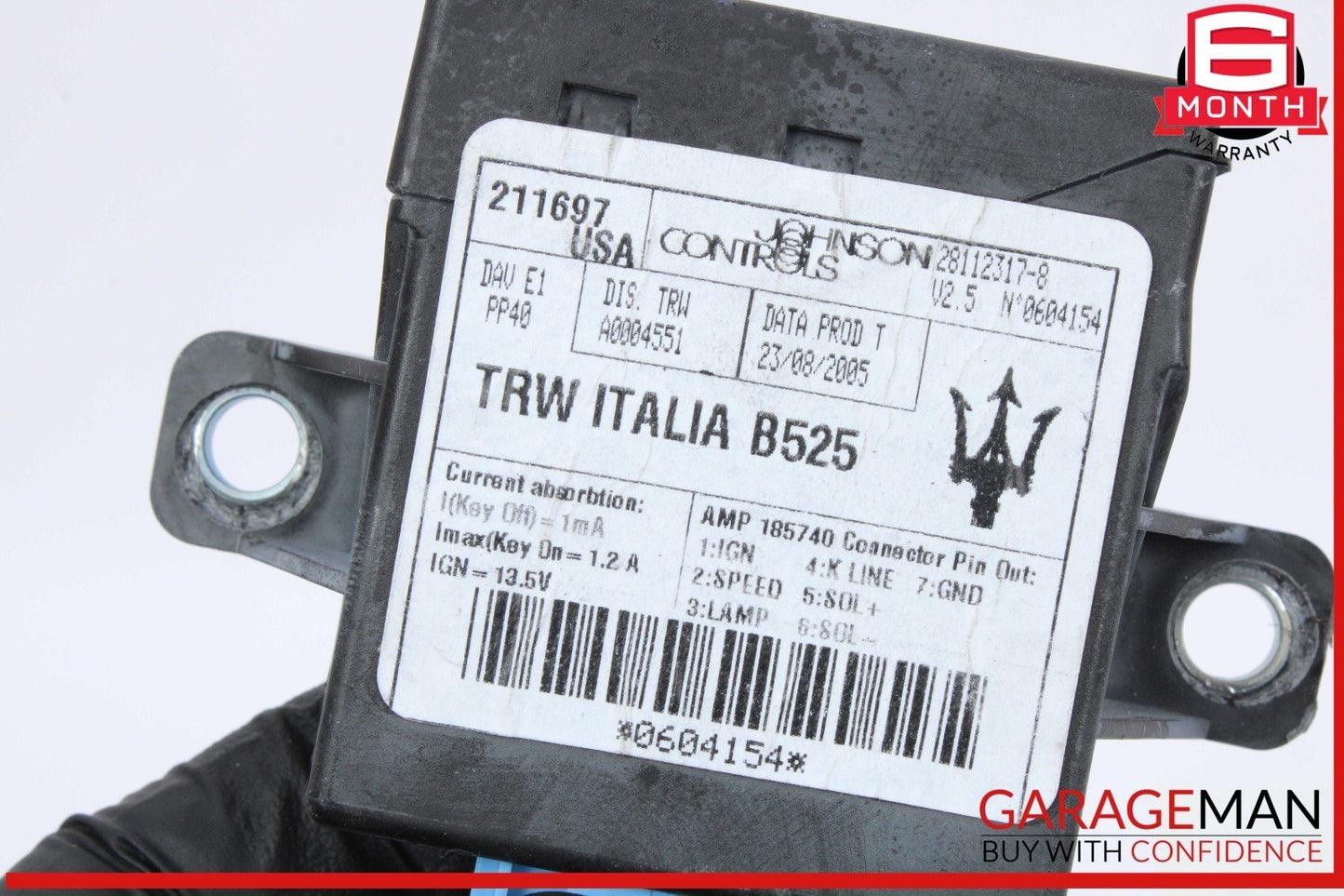 03-13 Maserati Quattroporte M139 Power Steering Chassis Control Module Unit OEM