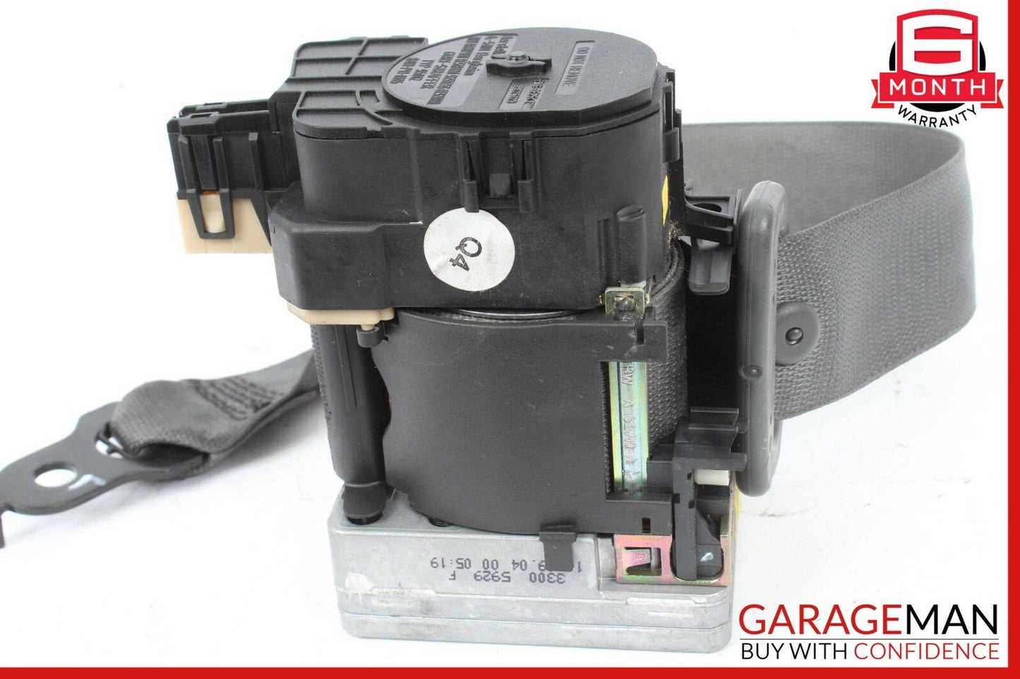 03-06 Mercedes R230 SL500 Front Right Side Seatbelt Seat Belt Retractor Grey