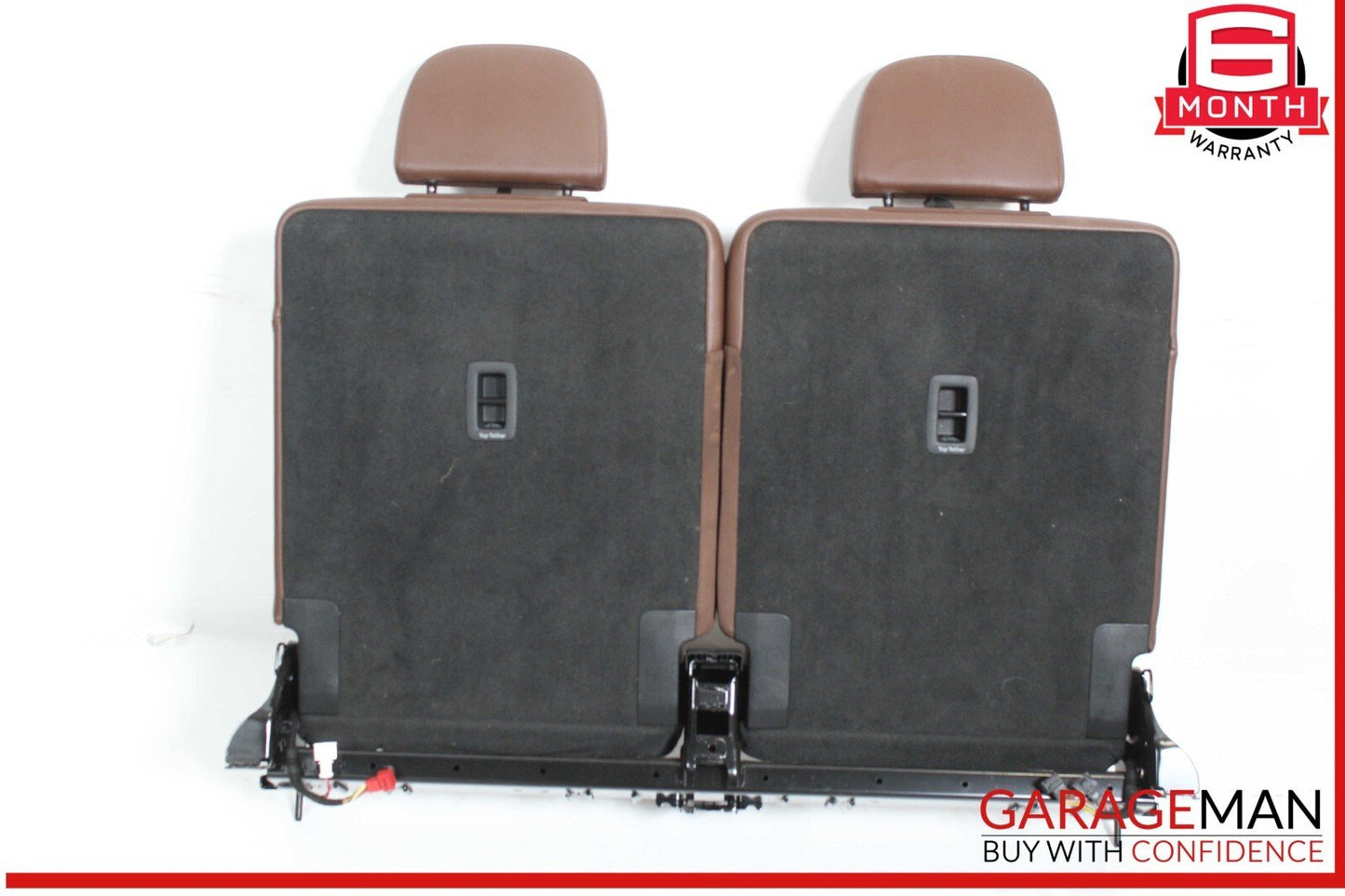 17-19 Audi Q7 Rear 3rd Row Upper Seat Bench Cushion Cover OEM