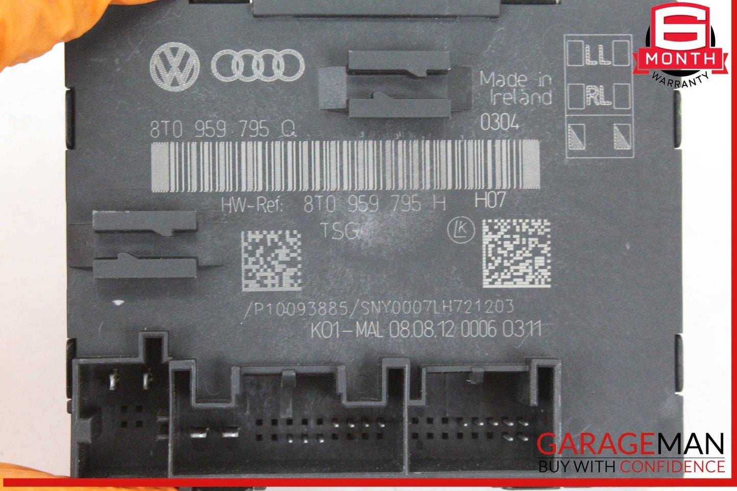 13-16 Audi A4 S4 Rear Left or Right Side Door Control Module Unit 8T0959795Q OEM