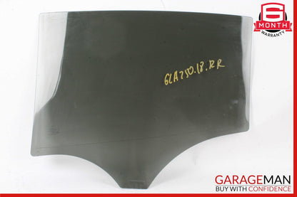 15-20 Mercedes X156 GLA250 GLA45 AMG Rear Right Side Door Window Glass OEM