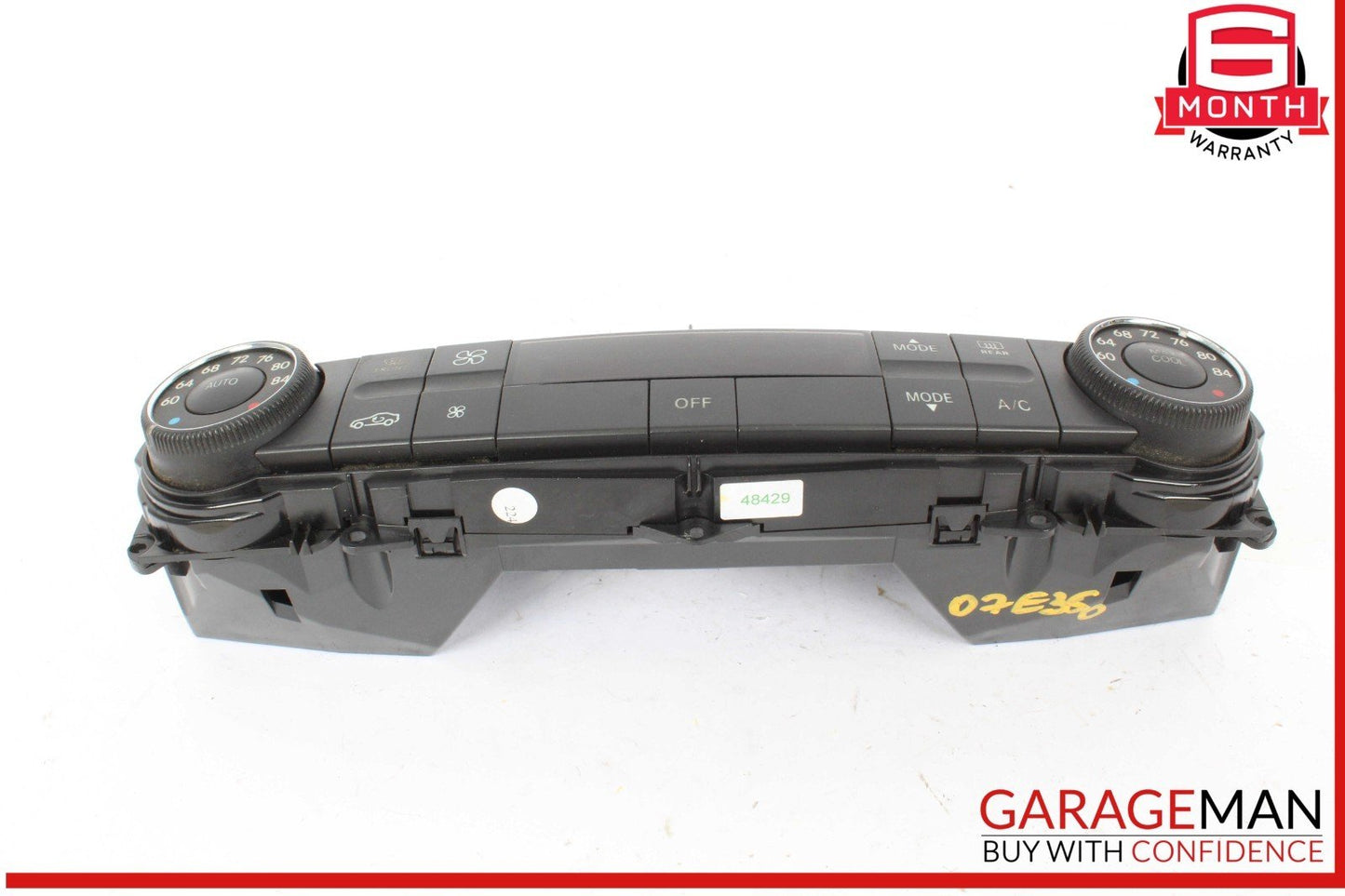 07-09 Mercedes W211 E350 E550 E320 A/C Climate Control Switch 2118304085 OEM